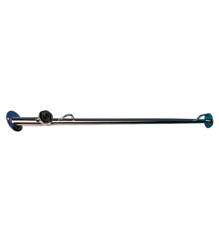 stainless steel conical flag pole with deck mount
