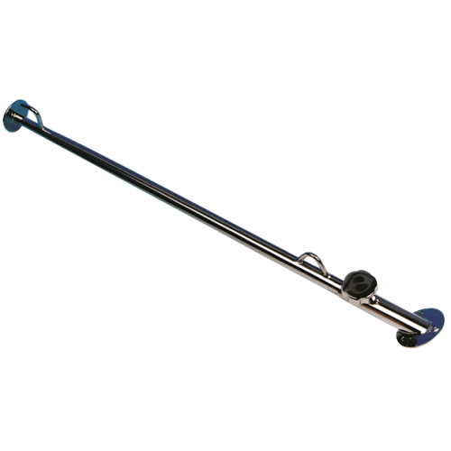 Stainless Steel Conical Flag Pole With Deck Mount Base 30&deg;, L=460mm - 913807 72dpi - 913807