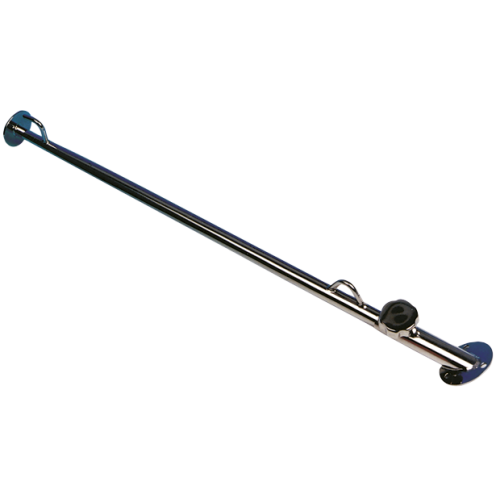 Stainless Steel Conical Flag Pole With Deck Mount Base 90&deg;, L=460mm - 913810 72dpi - 913810