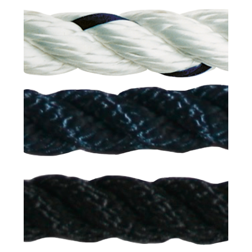 Allpa Allcord-1, Twisted Polyester, Ø8mm, Black, Reel 200m (Breaking Load 1050kg) - Al0108 - AL0108/ZL