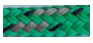 Allcord-19, Double Braided Sheet Line Full Color, &Oslash;8mm, Green With Grey Tracer Thread, 200m - Al1906 gr 1 - AL1908/GR