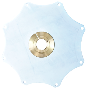 PSMC-20 SS damper plate, 250Nm, &Oslash;241.30mm, pitch &Oslash;222.20 - 8x&Oslash;9mm, 26T - Al400045c - AL400045/C