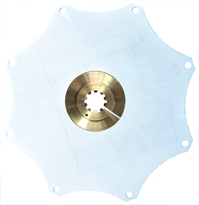 PSMC-20 SS damper plate, 250Nm, &Oslash;314.32mm, pitch &Oslash;295.30mm-8x&Oslash;11mm, 10T - Al400050c - AL400050/C