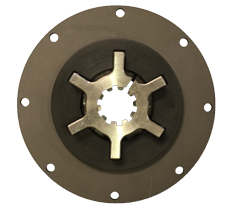 PSMC-20 SS damper plate, 250Nm, &Oslash;185.000mm, pitch &Oslash;175.00 - 6x&Oslash;6.5mm, 26T - Al400052c - AL400052/C