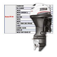 Selva fast moving parts - Aruana EFI 40
