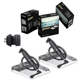 Seastar Kit, 2.25" Stroke 11.5" Adaptive Actuator And Controller, 12"X12" Edge Mount Tabs - Att4205 - ATT4205