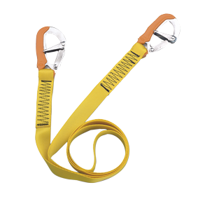 Life Line Model 'Hercules 1' With 2 Stainless Steel Snap Hooks, L=2000mm, Yellow (Ce En1095) - B1420002 72dpi - B1420002