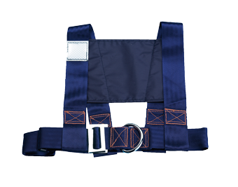 Safety Harness 'Olympia' With Stainless Steel Buckle And Ring, Breast Size 800-1200mm, Navy - B1480120 72dpi - B1480120