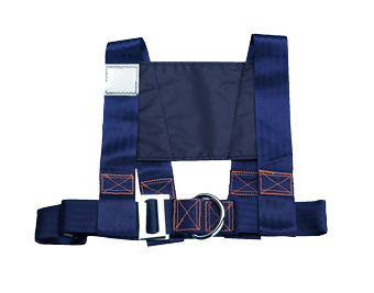 Safety Harness 'Olympia' With Stainless Steel Buckle And Ring, Breast Size 800-1200mm, Navy - B1480120 72dpi - B1480120