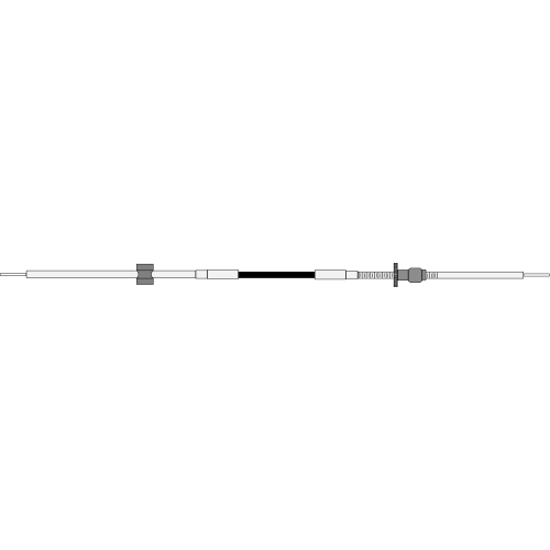 Seastar Control Cable Cc170 8' (2.44m) For Omc (<1979) - Cc17008 72dpi - CC17008