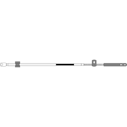 Seastar Control Cable Cc179 16' (4.88m) For Mercury - Cc17905 72dpi - CC17916
