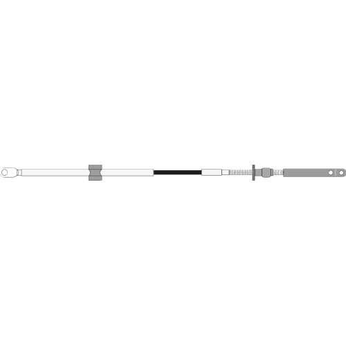 Seastar Cable Cc205 21' (6.40m) Omc Turbo Jet-Throttle - Cc20521 72dpi - CC20521