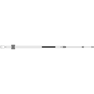 Seastar Control Cable Cc210 10' (3.05m) For Mariner - Cc21010 2 - CC21010