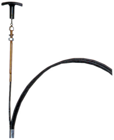 Seastar Shut-Off Cable 5' (1,52m) With T-Handle And Mounting Kit - Cc34305 - CC34305