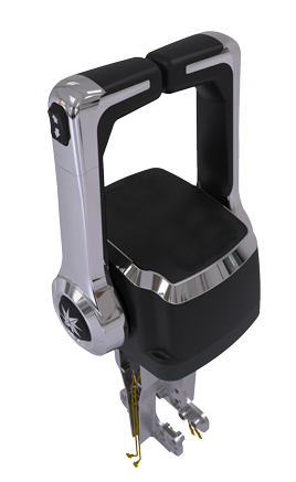 Seastar Xtreme Dual Top Mount Control, Chrome, Trim switch (No Neutal Interlock on Handle) - Chx8241 72dpi - CHX8241