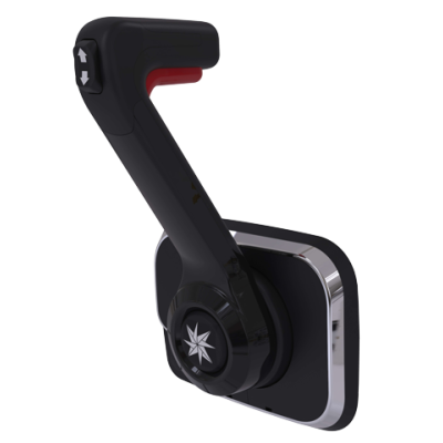 SeaStar Xtreme Side Mount Control, Black (no Cut Off Switch) - Chx8554p iso 72dpi - CHX8553