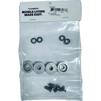 Seastar Jack Plate Aluminum Anode Kit (4x Button &Oslash;24mm, H=11mm, + Screws) - Dk4850 1 - DK4850