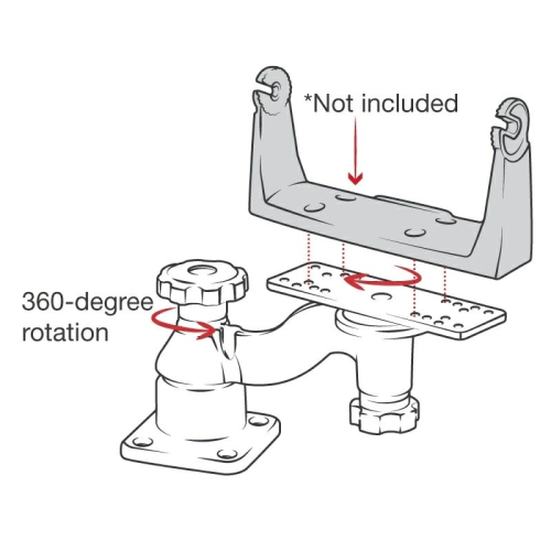 Ram Mount RAM-109HU Swivel Arm Device Mount Horizontal - Eg32bxfx - 900405003