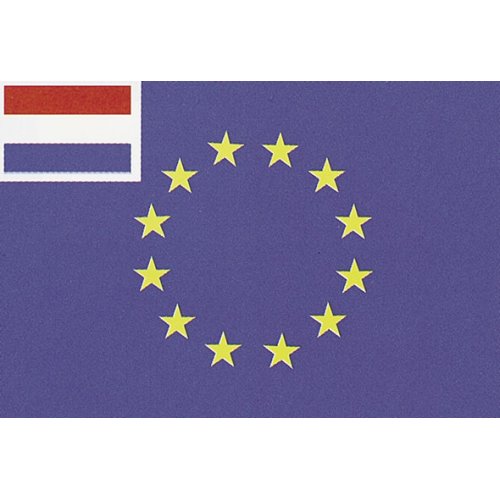 European Flag With Nl Insert 40x60cm - Egnl4060 72dpi - EGNL4060
