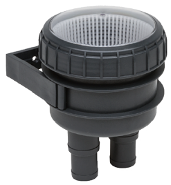Plastic filter with wall holder & transparent lid