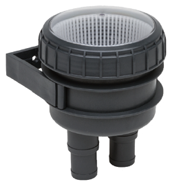 Allpa Plastic Cooling Water Strainer Ø32-38mm, With Mounting Frame & Transparent Cover 300l/Min - Filter 1 - 483610