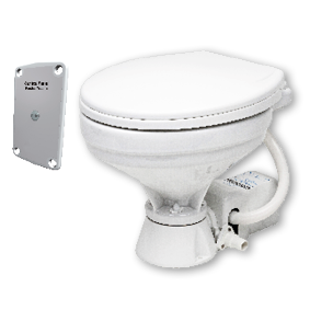 Aquat Standard Electric Toilet, 12v/13a, Compact Vitreous China Bowl With Control Panel - G 66804743501 - 66804743501