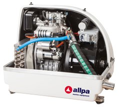 Marine Diesel Generating Set Model 'Paguro 4 Sy', 4kva-3,5kw@3000 Rpm, Air-/Water Cooling - G04104 01 1 - G04104