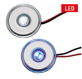 LED courtesy lights, white / blue