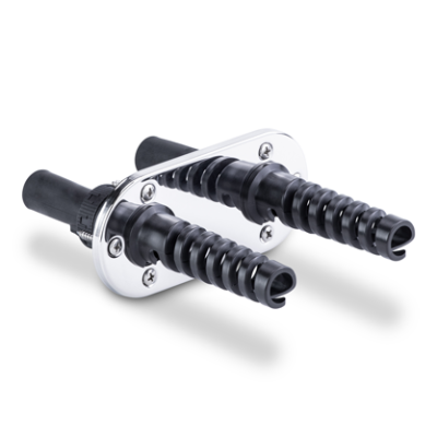 Seastar Kit Field Installed Bulkhead, Dual Hose, Stainless Steel - Ho7200 72dpi - HO7200