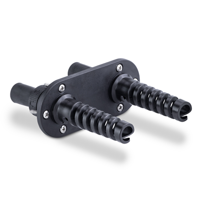 Seastar Kit Field Installed Bulkhead, Dual Hose, Plastic - Ho7205 72dpi - HO7205