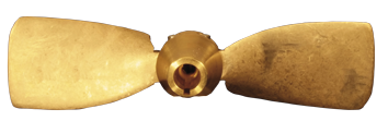 Radice 2-Blade Bronze Folding Propeller For Propeller Shaft 16"X12", Shaft &Oslash;25mm, Taper 1:10, Right - K110825r 72dpi - K161225R