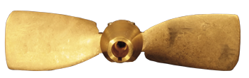 Radice 2-Blade Bronze Folding Propeller For Propeller Shaft 16"X12", Shaft &Oslash;25mm, Taper 1:10, Right - K161225r 72dpi - K161225R