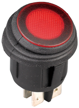 Waterproof Switch (Ip65) With Led-Indicator, 3-Poles, On-Off - L061011901 72dpi - L061011901