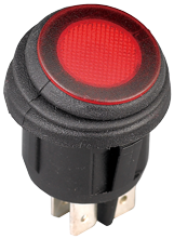 Waterproof Switch (Ip65) With Led-Indicator, 3-Poles, On-Off - L061011901 72dpi - L061011901