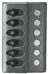 Allpa Plastic Circuit Panel, 12v, 150x100mm, 6-Position, Without Fuses With Led-Indicators - L0612056 72dpi - L0612056