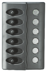 Plastic Circuit Panel, 12v, 150x100mm, 6-Position, Without Fuses With Led-Indicators - L0612056 72dpi - L0612056