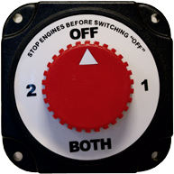 Battery Selector Switch, Plastic, 350a Continuous (Splash Waterproof) - L0612350 72dpi - L0612350