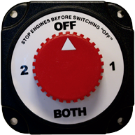 Battery Selector Switch, Plastic, 350a Continuous (Splash Waterproof) - L0612350 72dpi - L0612350