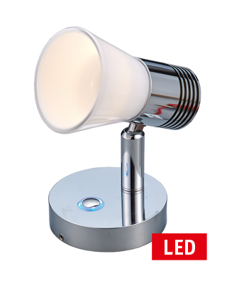Led Reading-Wall Light, 10-30v, Aluminum, D=78mm, H=101mm, With Dimmable Touch Switch - L1900017 72dpi - L1900017