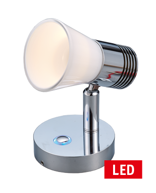 Led Reading-Wall Light, 10-30v, Aluminum, D=78mm, H=101mm, With Dimmable Touch Switch - L1900017 72dpi - L1900017