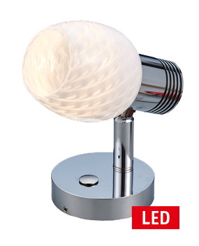 Led Reading-Wall Light, 10-30v, Aluminum, D=97mm, H=104mm, With Dimmable Touch Switch - L1900018 72dpi - L1900018
