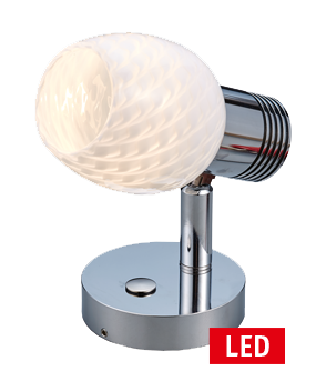 Led Reading-Wall Light, 10-30v, Aluminum, D=97mm, H=104mm, With Dimmable Touch Switch - L1900018 72dpi - L1900018