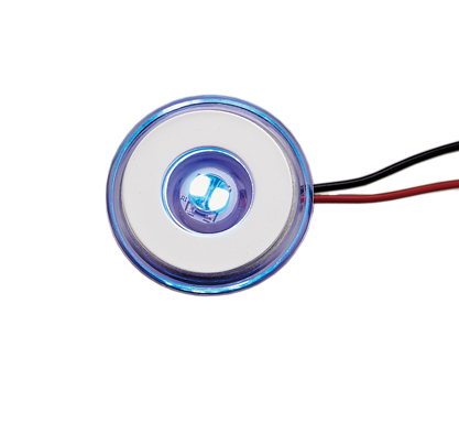 Led Courtesy Light, Blue, Round, 2x0.2w Smd 2835 Led, &Oslash;39mm - L1902062b 72dpi - L1902062