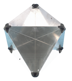 Aluminum Radar Reflector, Foldable, 510x340x340mm, Array: 12m&sup2;, 1100gr - L3400046 72dpi - L3400046
