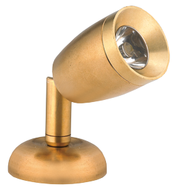 Led Wall-Reading Light (Mini), Brass, 8-30v/1,2w, Led 1x 1w, H=84mm - L4400001 72dpi - L4400001