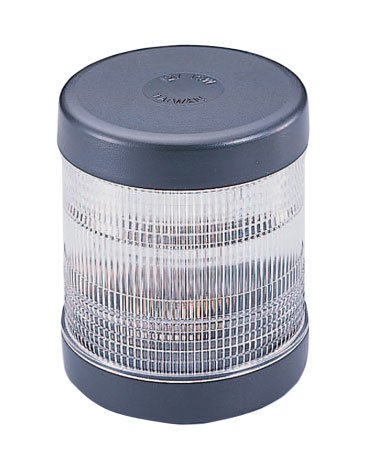All-Round Navigation Light, 12v/6w, 360&deg;, Black Housing With Clear Lens - L4400161 72dpi - L4400161