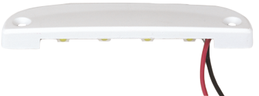 Led Courtesy Light, Chrome Plated Zinc Alloy, Built-On, 12v/0,48w, 4x Flat-Top Led, 83x20x8mm - L4400184 72dpi - L4400184