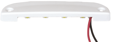 Led Courtesy Light, Chrome Plated Zinc Alloy, Built-On, 12v/0,48w, 4x Flat-Top Led, 83x20x8mm - L4400184 72dpi - L4400184
