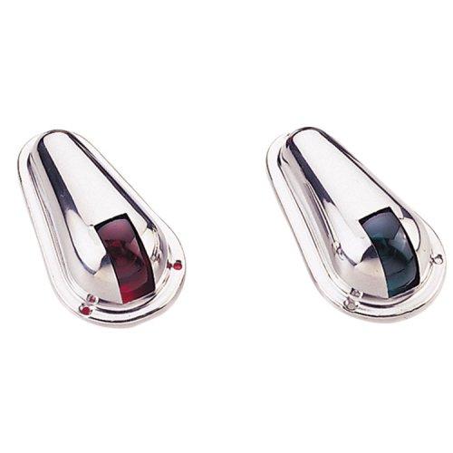 Navigation Lights Set For Port-/Starboard (Side Built-On Mount) 12v/8w, Red/Green Lens - L4400197 72dpi - L4400197