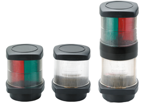 Tri-color navigation light, anchor light 360&deg;, combination light